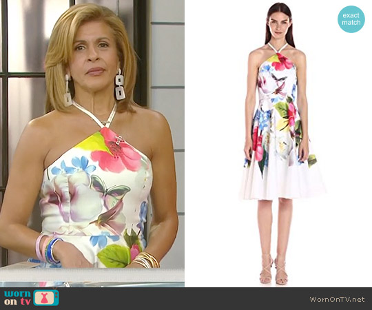 Ted Baker Corpina Floral Print Dress worn by Hoda Kotb on Today