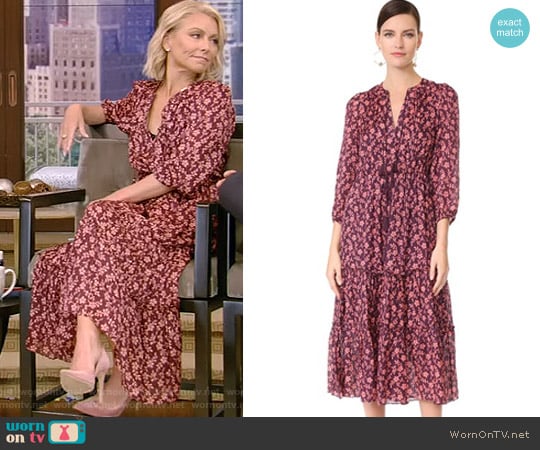 Ulla Johnson Clementine Dress worn by Kelly Ripa on Live with Kelly and Mark