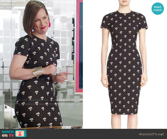 Victoria Beckham Daisy Jacquard Dress worn by Diana Trout (Miriam Shor) on Younger