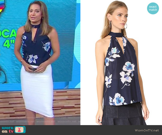 Yumi Kim Hot & Cold Sleeveless Top worn by Ginger Zee on Good Morning America