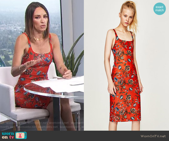 Zara Strappy Dress worn by Catt Sadler on E! News