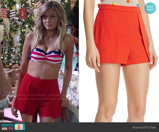 Alice + Olivia Larissa Shorts worn by Abby Newman (Melissa Ordway) on The Young and the Restless
