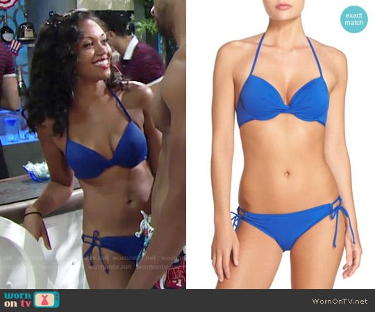 The Bikini Lab Underwire Bikini Top worn by Hilary Curtis (Mishael Morgan) on The Young and the Restless
