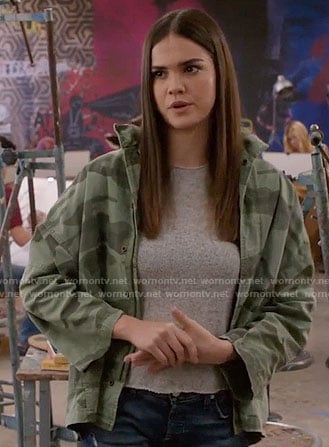 Callie’s camouflage jacket on The Fosters