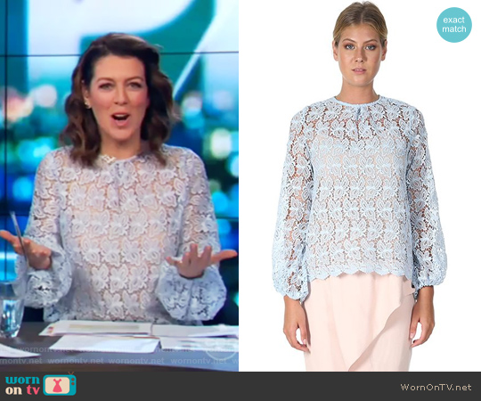 Cooper St Taha Lace worn by Gorgi Coghlan on The Project