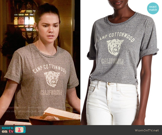 Current Elliott The Camp Cottonwood Sailor Tee worn by Callie Jacob (Maia Mitchell) on The Fosters
