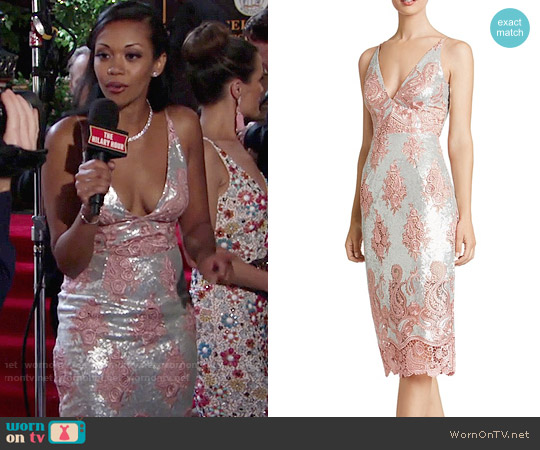 Dress the Population Angela Dress worn by Hilary Curtis (Mishael Morgan) on The Young and the Restless