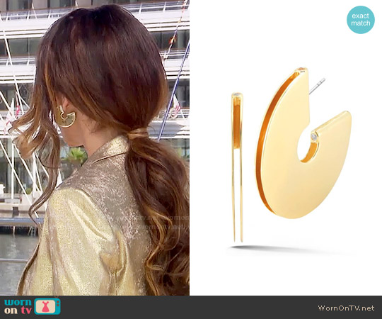 Elizabeth and James Mair Earrings worn by Steffy Forrester (Jacqueline MacInnes Wood) on The Bold and the Beautiful