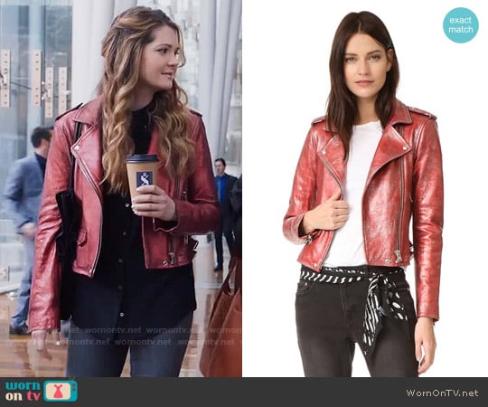 IRO Axelle Jacket worn by Sutton (Meghann Fahy) on The Bold Type