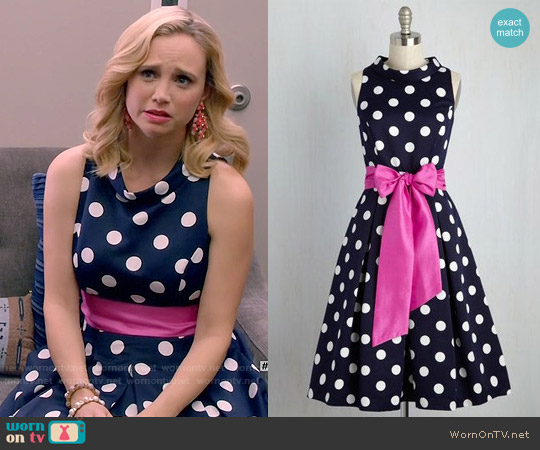 Refined Finesse Dress from Modcloth worn by Heather Flynn-Kellogg (Fiona Gubelmann) on Daytime Divas