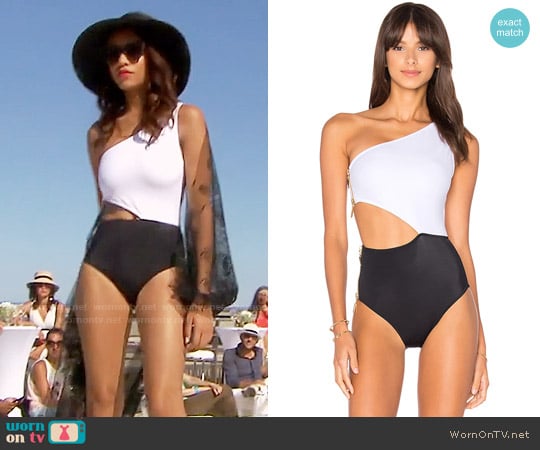 Oye Swimwear Kim One Piece worn by Nicole Avant (Reign Edwards) on The Bold and the Beautiful
