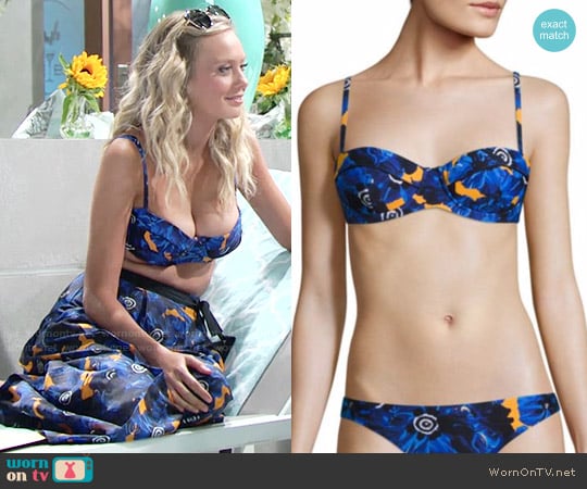 Proenza Schouler Poppy Bikini worn by Abby Newman (Melissa Ordway) on The Young and the Restless