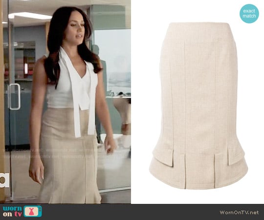 Tom Ford Pencil Skirt worn by Rachel Zane (Meghan Markle) on Suits