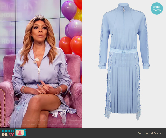 Versace Lace Embellished Dress worn by Wendy Williams on The Wendy Williams Show