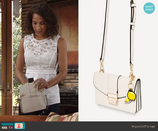 Zara Mini Crossbody Bag worn by Lily Winters (Christel Khalil) on The Young and the Restless