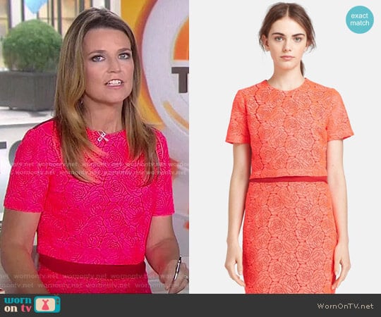A.L.C. Thompson Crop Top worn by Savannah Guthrie on Today