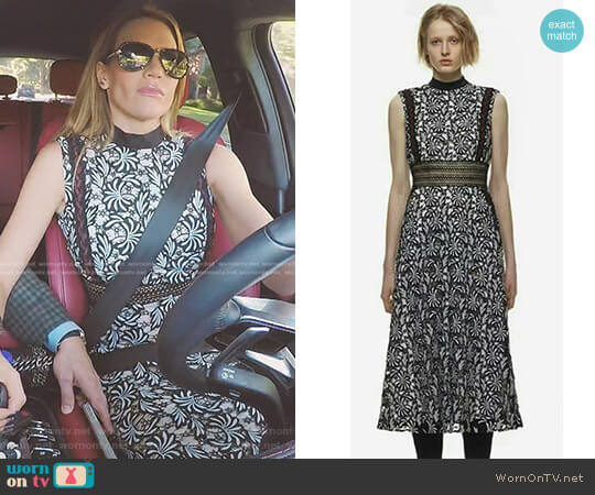 Self Portrait Antoinette Dress worn by Cary Deuber on The Real Housewives of Dallas