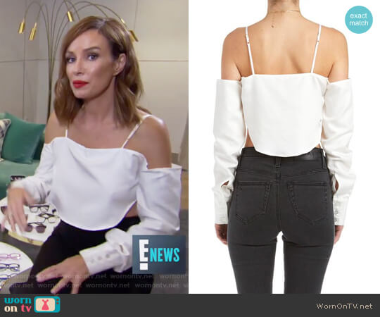 Are You Am I Ketuta Top worn by Catt Sadler on E! News