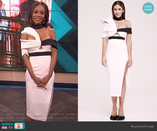Asilio The Lana Dress worn by Zuri Hall on E! News