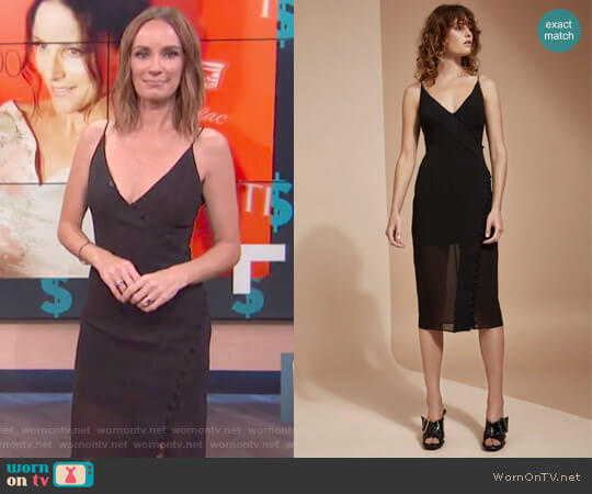 C/Meo Collective Presence Short Sleeve Dress worn by Catt Sadler on E! News