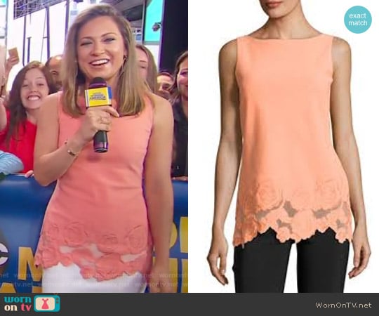 La Petite Robe di Chiara Boni Desiree Rose Tunic worn by Ginger Zee on Good Morning America