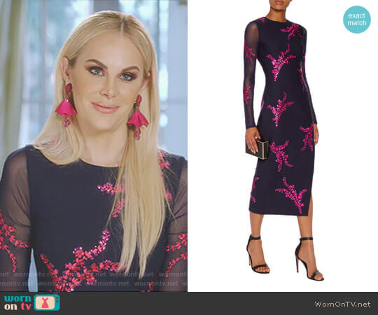 Cinq a Sept Jiwon Dress worn by Kameron Westcott on The Real Housewives of Dallas
