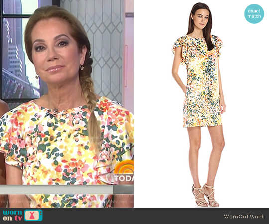 Donna Morgan Flutter Sleeve Shift Dress worn by Kathie Lee Gifford on Today