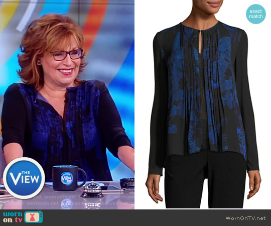 Elie Tahari Northstar Holly Blouse worn by Joy Behar on The View