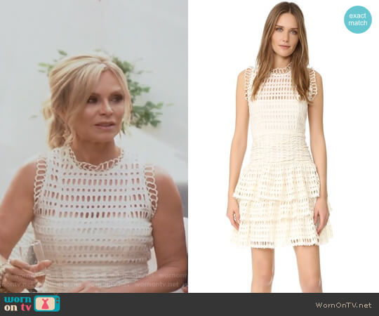 Free People Meet Me at Midnight Mini Dress worn by Tamra Judge on The Real Housewives of Orange County