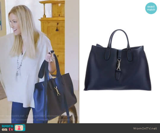 Gucci Jackie Soft Tote Bag worn by Stephanie Hollman on The Real Housewives of Dallas