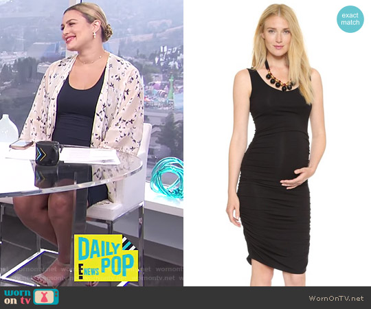 Ingrid & Isabel Shirred Tank Dress worn by Carissa Loethen Culiner on E! News