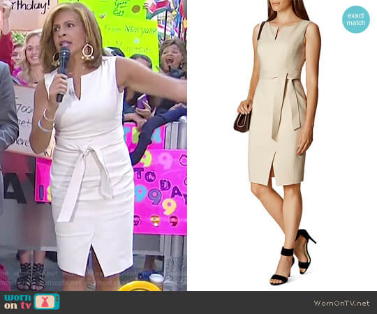 Karen Millen Belted Pencil Dress worn by Hoda Kotb on Today