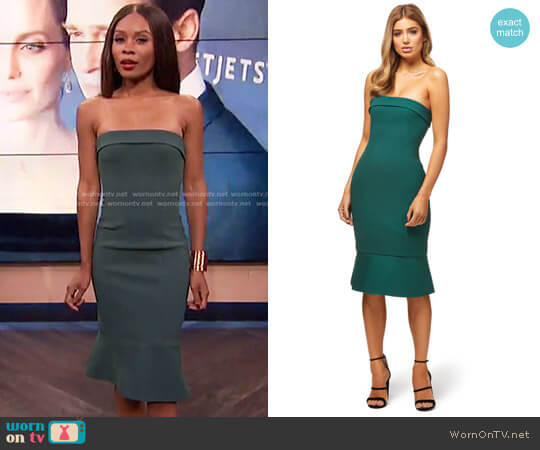 Kookai Mantra Dress worn by Zuri Hall on E! News