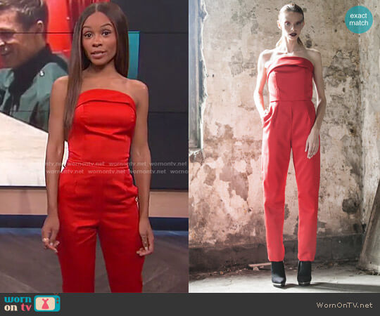 Lotuz Fall Winter Collection 2016/17 worn by Zuri Hall on E! News