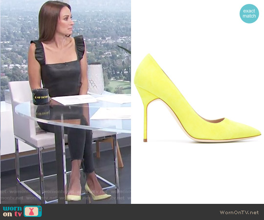 Manolo Blahnik BB 105 Pumps worn by Catt Sadler on E! News
