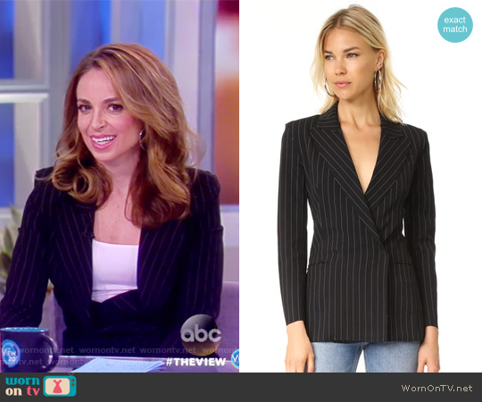 Norma Kamali Double Breasted Blazer worn by Jedediah Bila on The View