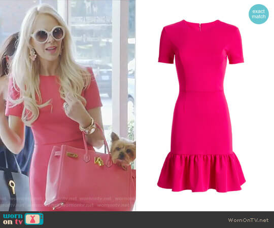 Opening Ceremony Fuchsia Flutter Dress worn by Kameron Westcott on The Real Housewives of Dallas