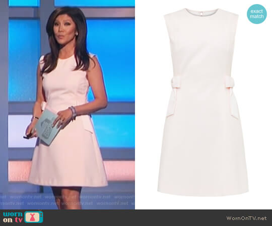 Ted Baker Meline Side Bow Shift Dress worn by Julie Chen on Big Brother