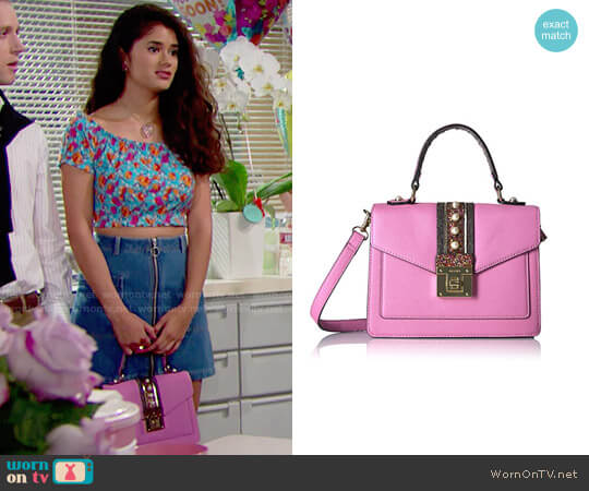 Aldo Whipster Bag in Pink worn by Darlita (Danube Hermosillo) on The Bold and the Beautiful