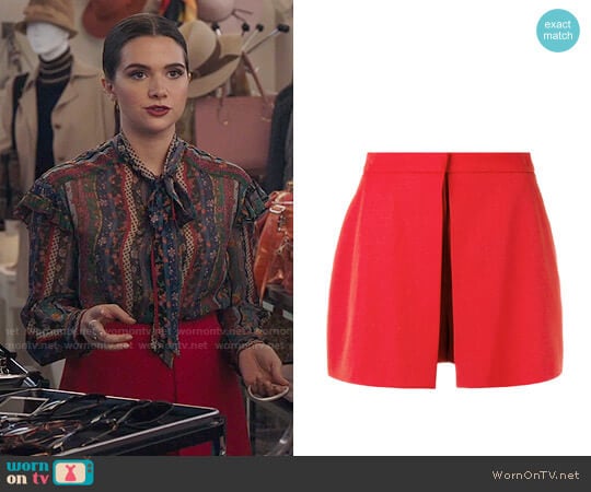 Alexander McQueen Tailored Short Skort worn by Jane Sloan (Katie Stevens) on The Bold Type