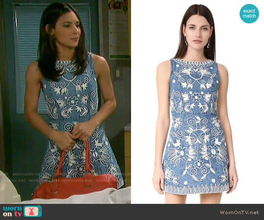 Alice + Olivia Lindsey Dress worn by Gabi Hernandez (Camila Banus) on Days of our Lives