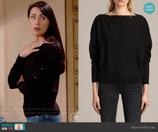 All Saints Elle Sweater worn by Quinn Fuller (Rena Sofer) on The Bold and the Beautiful