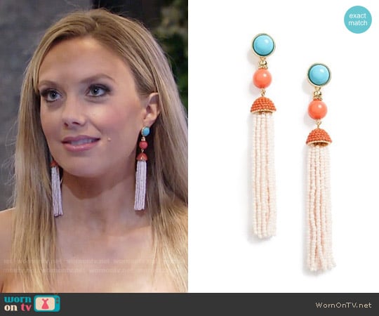 Baublebar Artemis Tassel Earrings worn by Abby Newman (Melissa Ordway) on The Young and the Restless