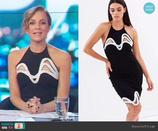Blessed are the Meek Anja Dress worn by Carrie Bickmore on The Project