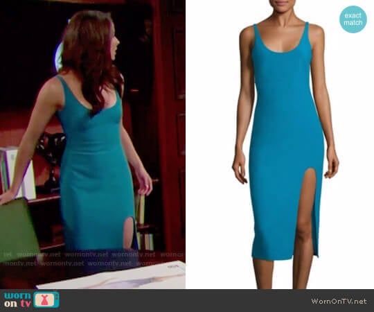 Cinq a Sept Breena Dress in Mali worn by Ivy Forrester (Ashleigh Brewer) on The Bold and the Beautiful