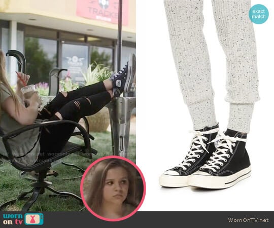 Converse High Top Chuck Taylor Sneakers worn by Daphne Conrad (Maisy Stella) on Nashville