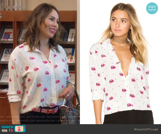 Equipment Daddy Silk Button worn by Kelly Dodd on The Real Housewives of Orange County