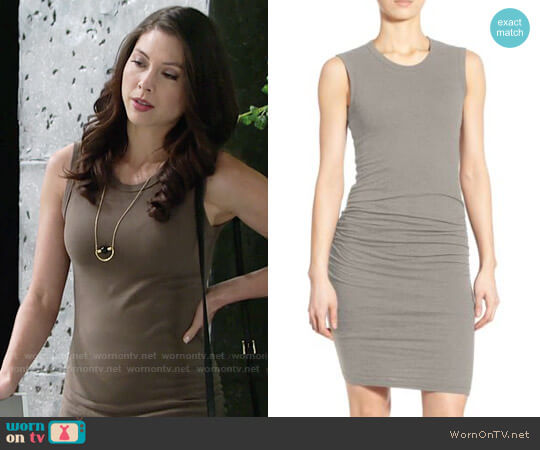James Perse Ruched Tank Dress worn by Juliet Helton (Laur Allen) on The Young and the Restless