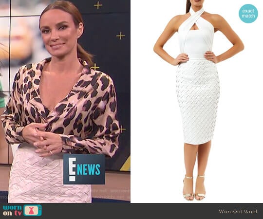 Kalayci Harper Skirt worn by Catt Sadler on E! News
