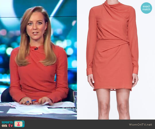 Unbroken Mile Dress with Life with Bird worn by Carrie Bickmore on The Project